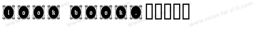 look book字体转换